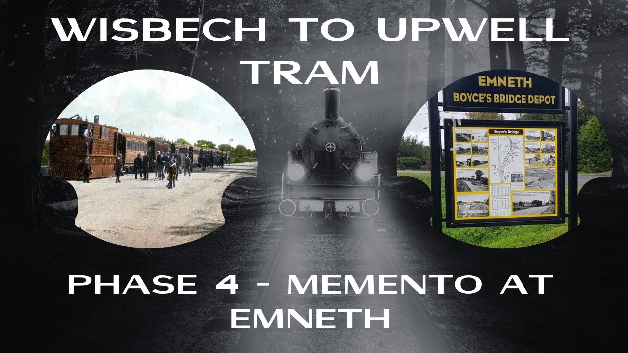 Tramway Memento Emneth - Wisbech to Upwell Tram. Unveiling - Interview. #tram #train