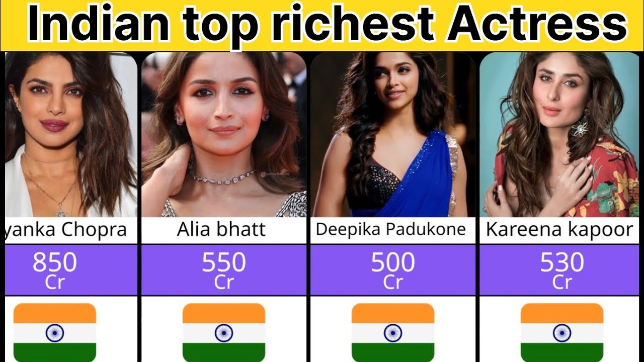 Top richest actress in bollywood   Best bollywood actress in india 
