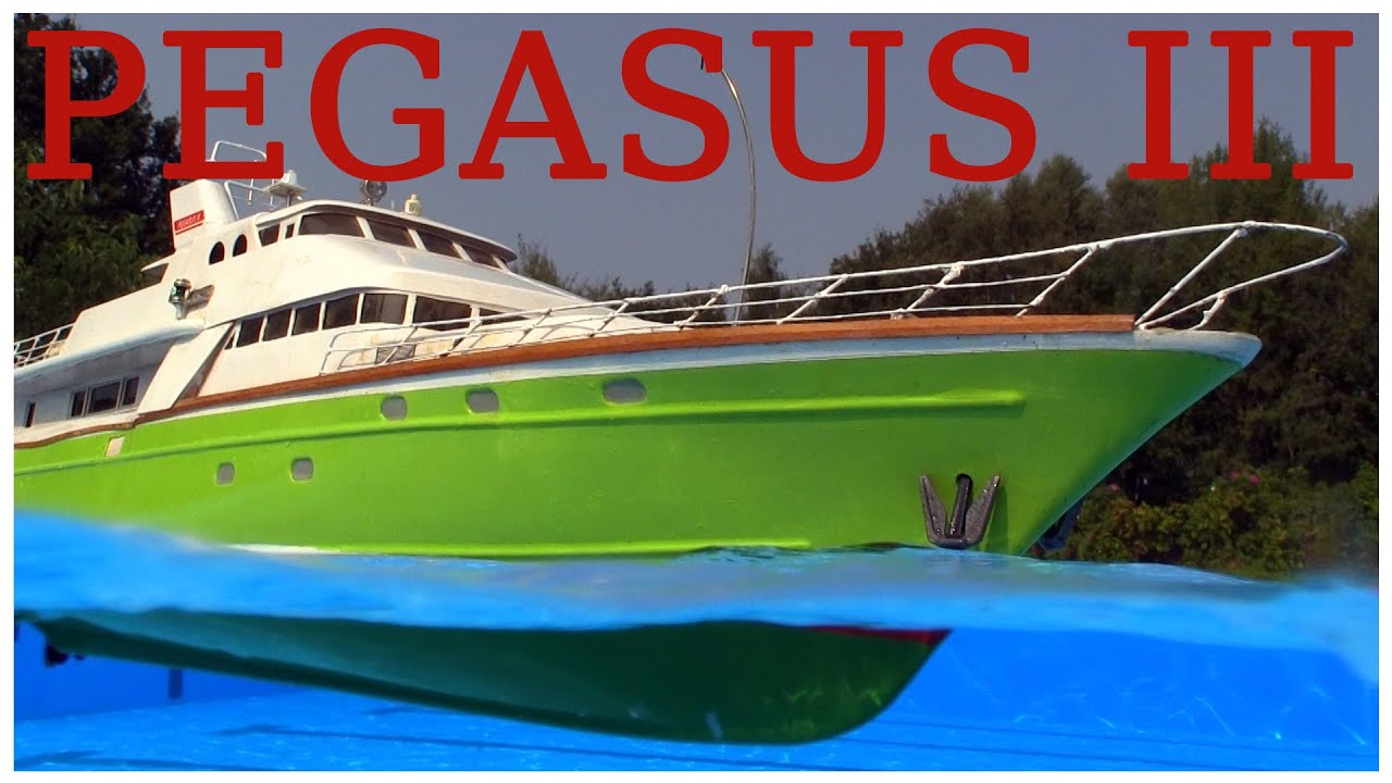 YT RC Modell | PEGASUS 3 the fast “LUXUSYACHT“ from Graupner - Subwaterfilm