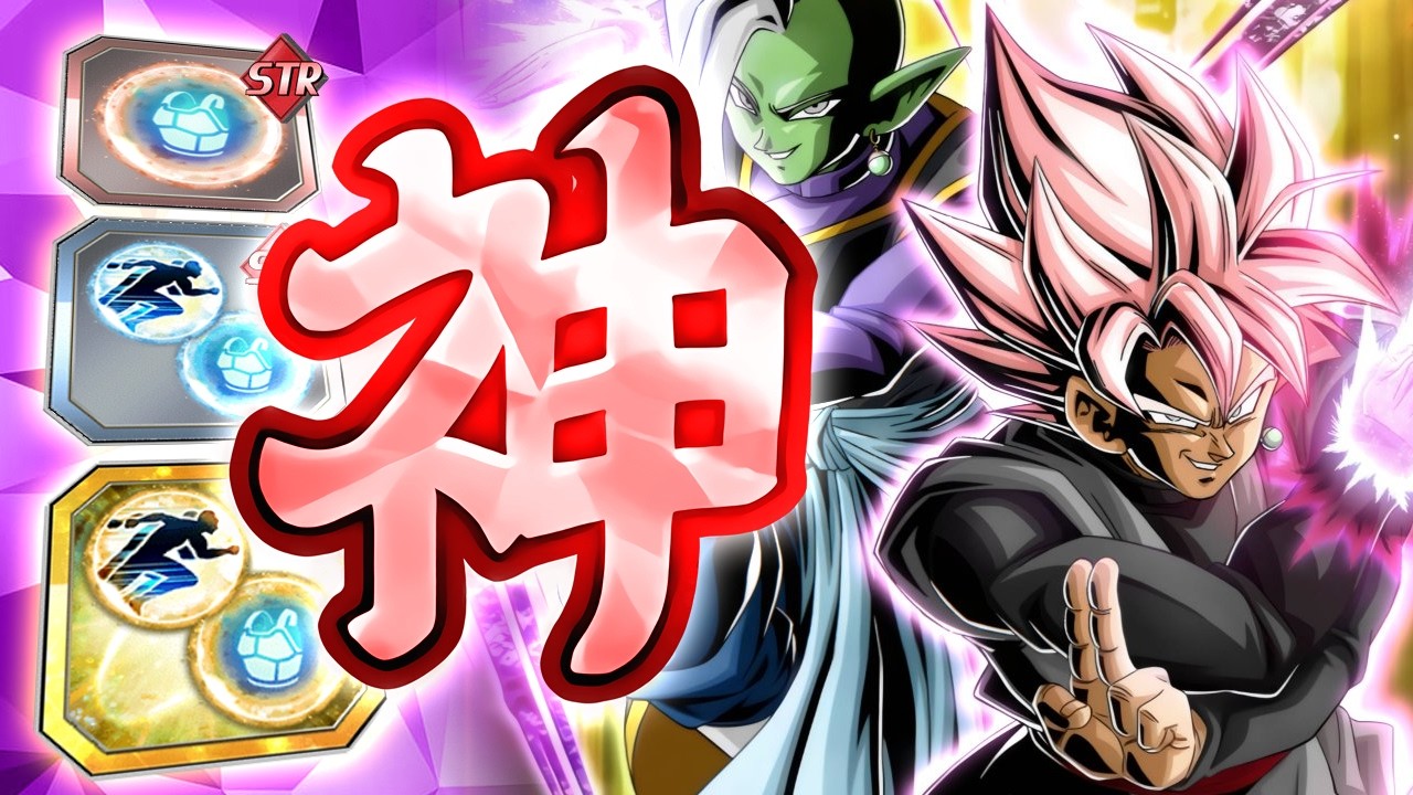 100% LR ROSE GOKU BLACK + ZAMASU + WHIS GOD EQUIPS! (DBZ: Dokkan Battle)