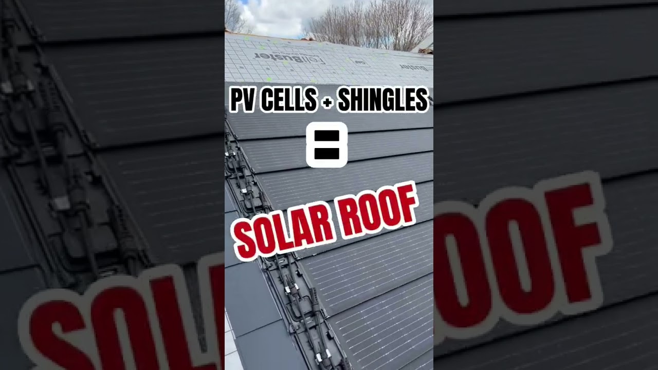 GAF Timberline Nailable Solar Roof #solar #roofing #MyGAFRoof #solarpanel #short