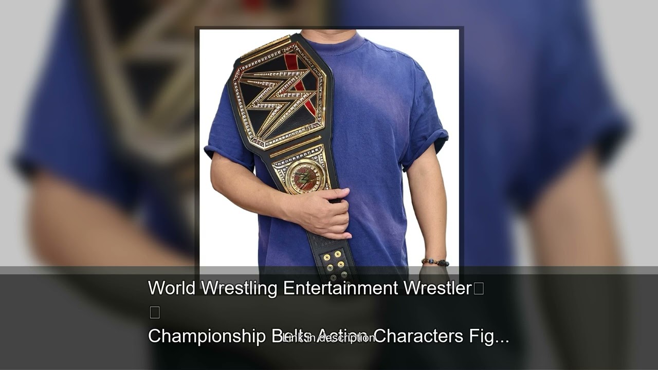 World Wrestling Entertainment Wrestler Championship Belts Action Characters Figure Toys Occupat