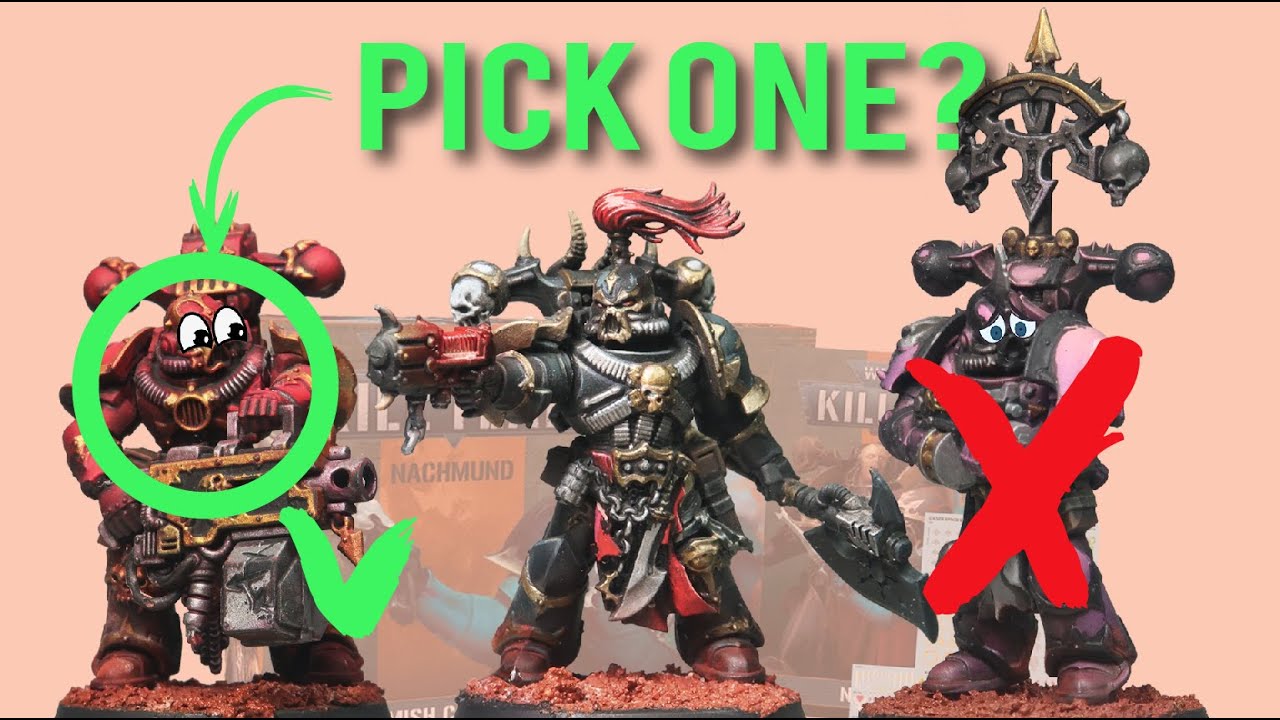 Paint Up Chaos Space Marines Fast - Kill Team Nachmund Tabletop Part 1