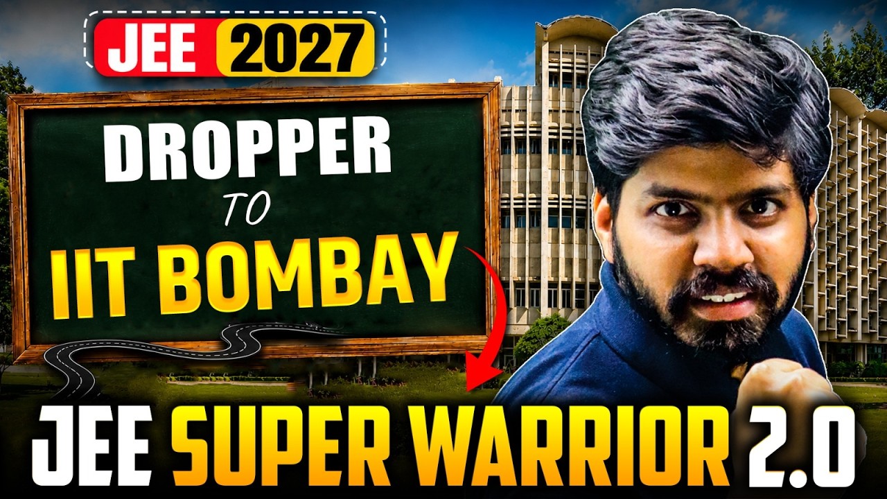 JEE 2027 Dropper Batch : Get IIT Bombay in Drop Year 🔥| AIR 100 from Online | eSaral