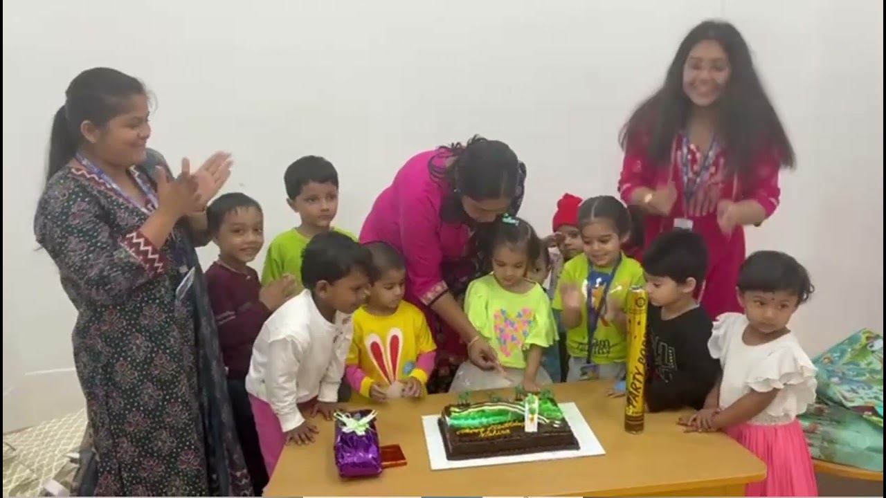 Mahira's birthday celebration at school 🎒