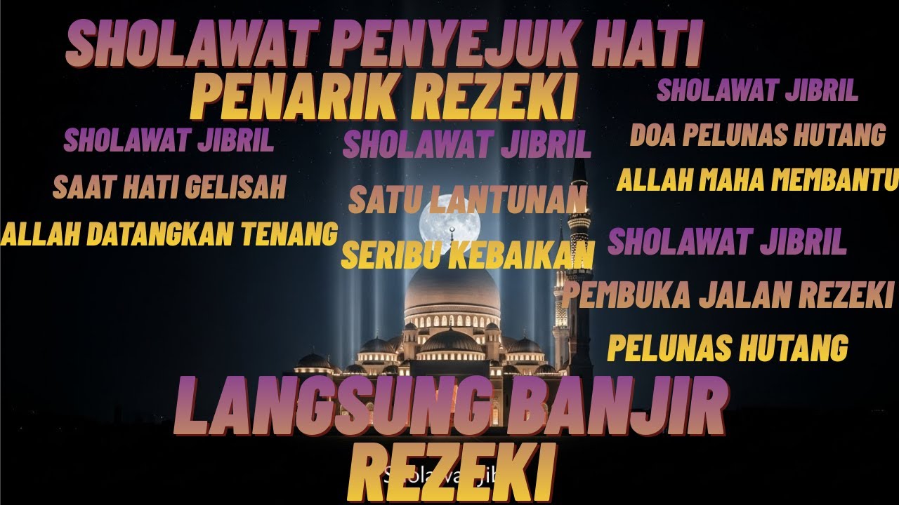 Hutang langsung ilang! Dengarkan Sholawat Jibril