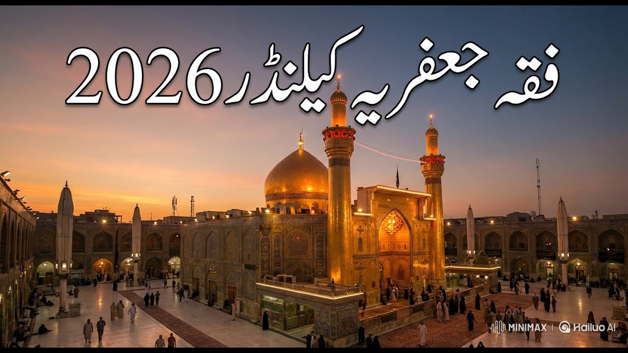 Shia Calendar 2026 | Fiqa Jafria Calendar 2026 | 2026 Calendar | Calendar Jafria| IFTV5