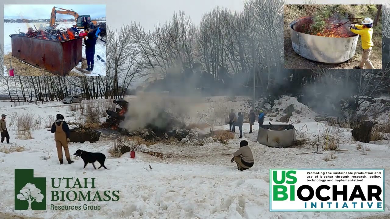 USBI USU Utah Biomass Resources Group, Bear River Massacre, Big Box Biochar, Ring of Fire, Open Burn