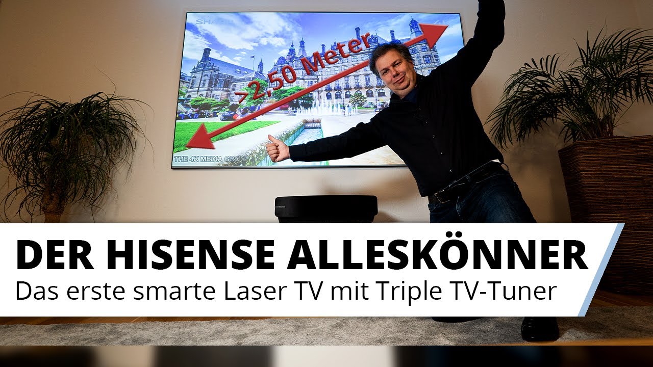 Vorstellung Hisense 100L5F 4K Laser TV - Mit TV-Tuner, CI+, Aufnahmefunktion und Streaming Apps