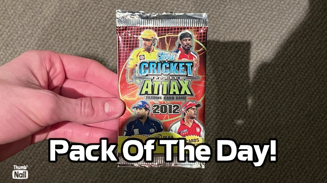 Pack of the Day #42 | Cricket Attax 2012 IPL Pack!