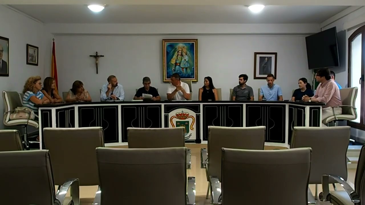 Pleno Ordinario del Ayuntamiento de Tíjola de 7 de Agosto de 2025.
