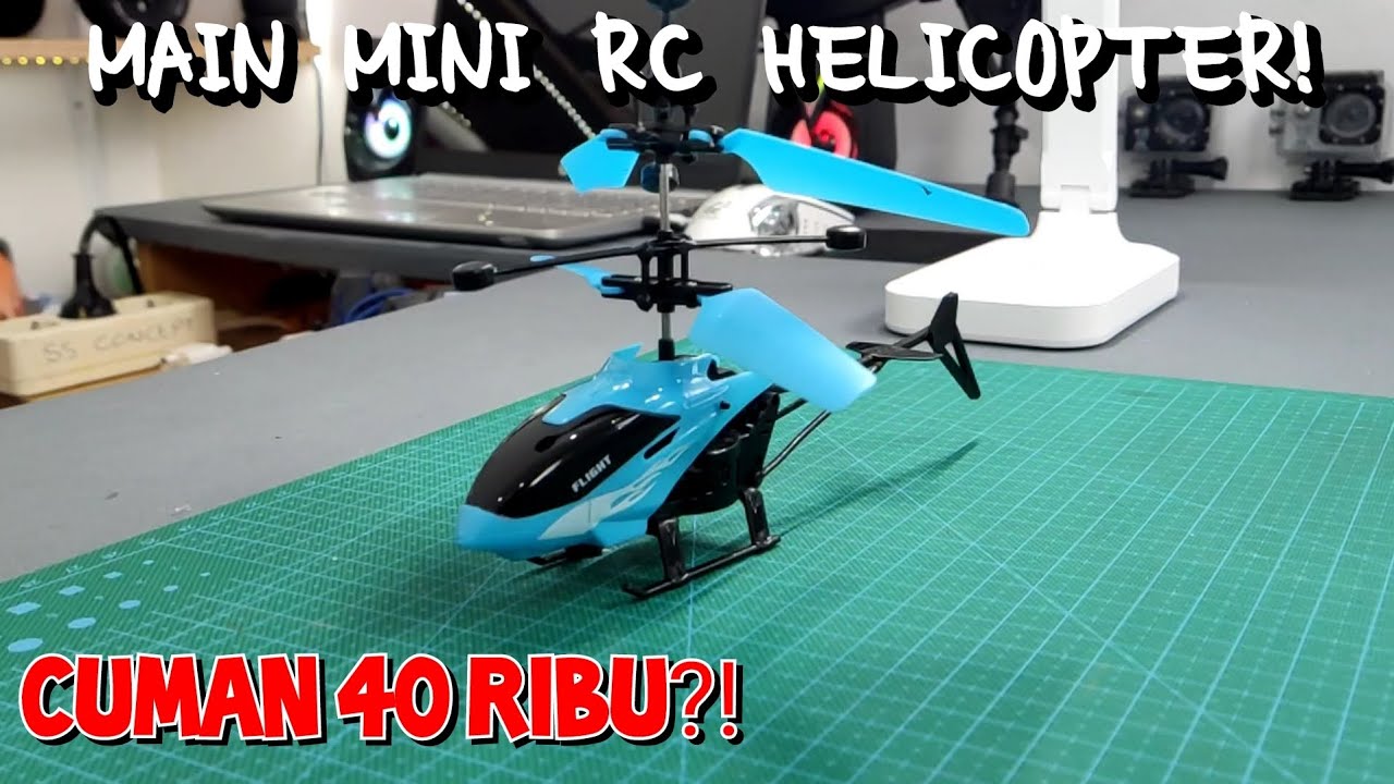 RC Mini Helikopter Harga 40 Ribu Gini Bisa Terbang?!