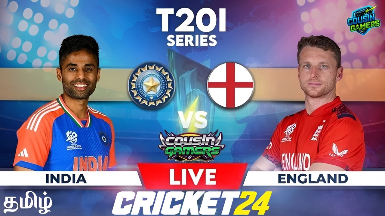 🎮IND vs ENG T20 WC | Intense 2 Player Co-op | Realistic Graphics & Commentary | Cousins Gamers🔴