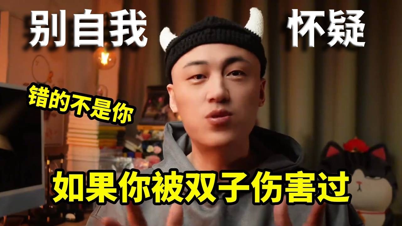 如果你被双子伤害过，别自我怀疑，错的不是你！