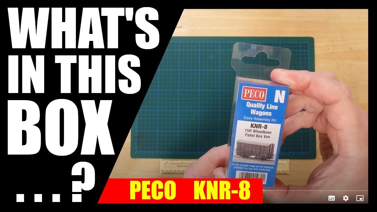 624 - Peco KNR-8 15ft Wheelbase Pallet Box Van N Gauge