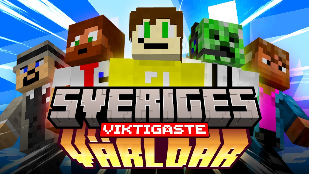 Sveriges viktigaste Minecraft-världar