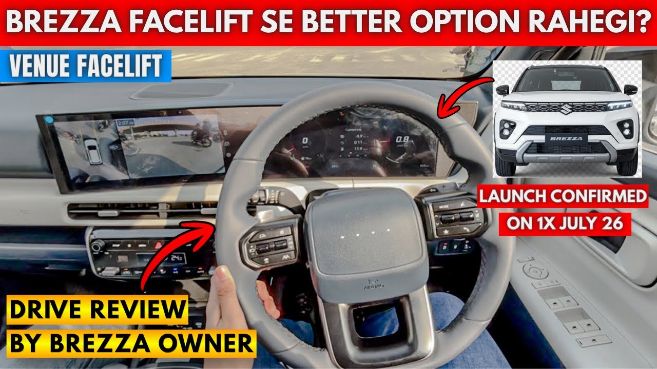 Brezza Turbo Facelift 2026 WORTH IT NAHI LAG RAHI ISKE SAMNE | Venue 2026 Drive Review Petrol 
