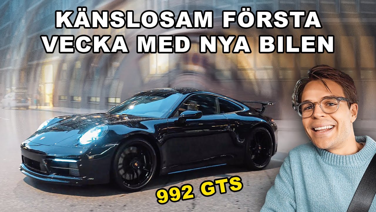 FÖRSTA ÅKTUREN MED MIN NYA PORSCHE 911 GTS | VLOGG 07 S2