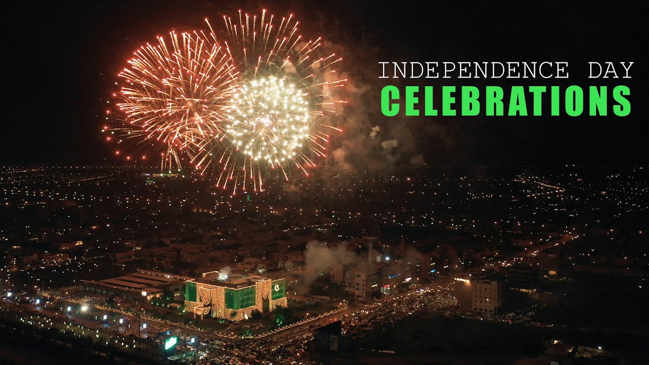 14 August Independence Day Celebration, Lahore Street View, Presenting Pakistan