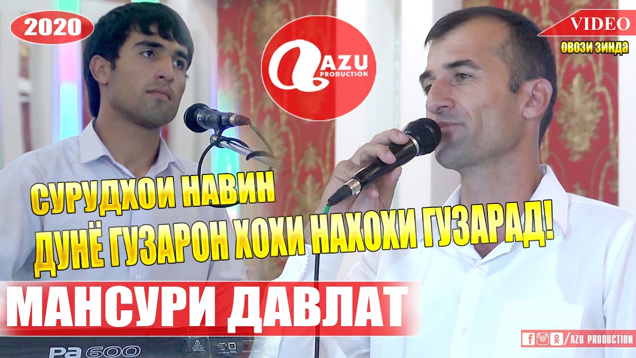 Мансури Давлат - Дунё гузарон 2020/Mansuri Davlat - Dunyo guzaron 2020