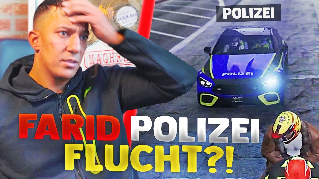 😨FARID BANG flucht vor der POLIZEI!🤑| GTA RP Teil 10 | Farid Bang Stream Highlights✨