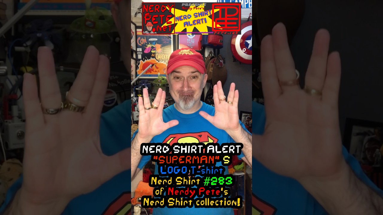 NERD SHIRT ALERT!  Nerd Shirt 283 is My Classic &ldquo;SUPERMAN&rdquo; S Logo T-shirt