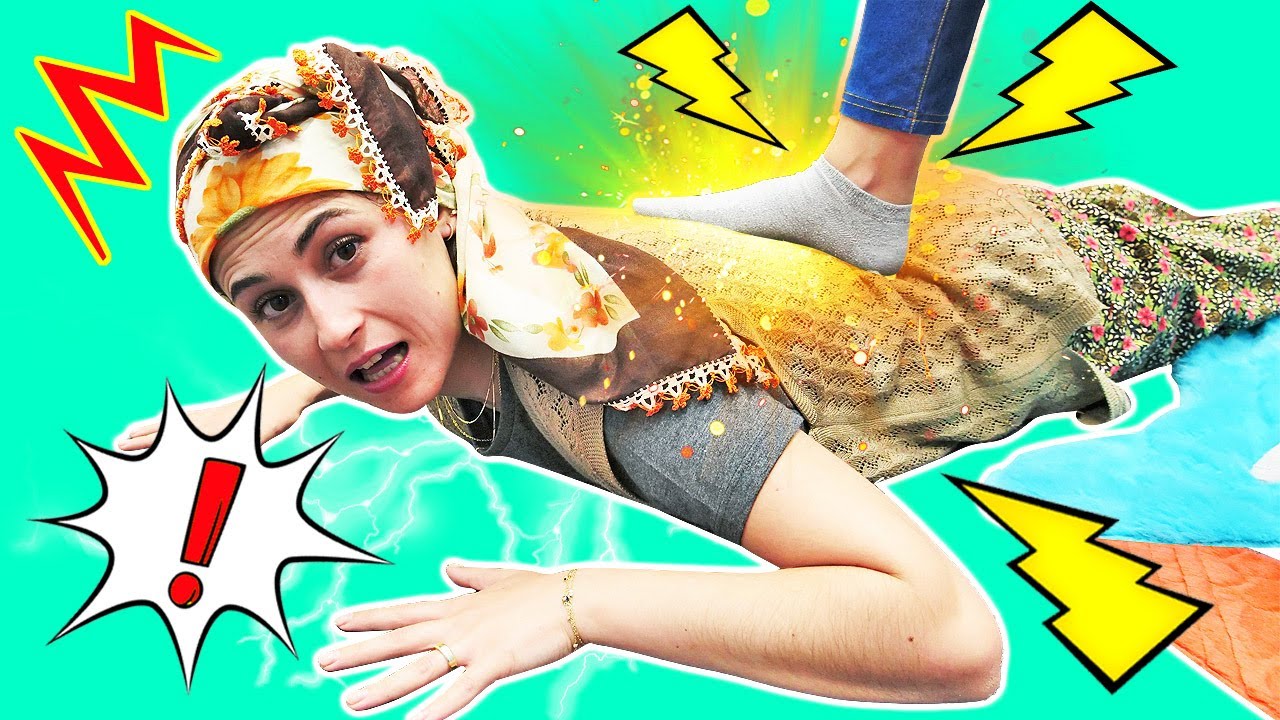 Reyhan abla ile komik videolar Türkçe! Gülendam Reyhan Ablanın tutulmuş beline masaj yapıyor!