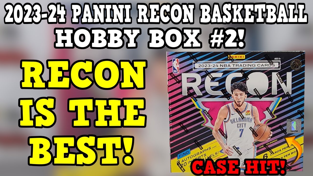 CASE HIT! 2023-24 Panini Recon Basketball Hobby Boxes Are AMAZING!