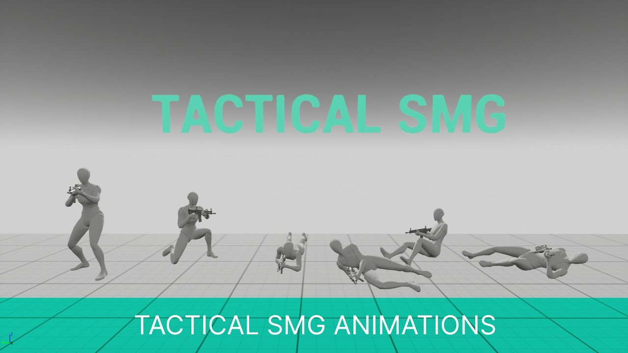 Tactical SMG  Animations For Unity