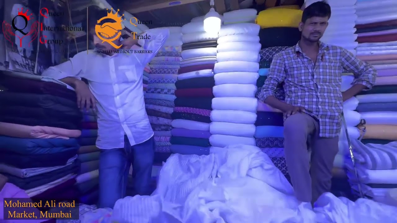 سوق الملابس واكل الشوارع مومباي الهند | Mumbai market