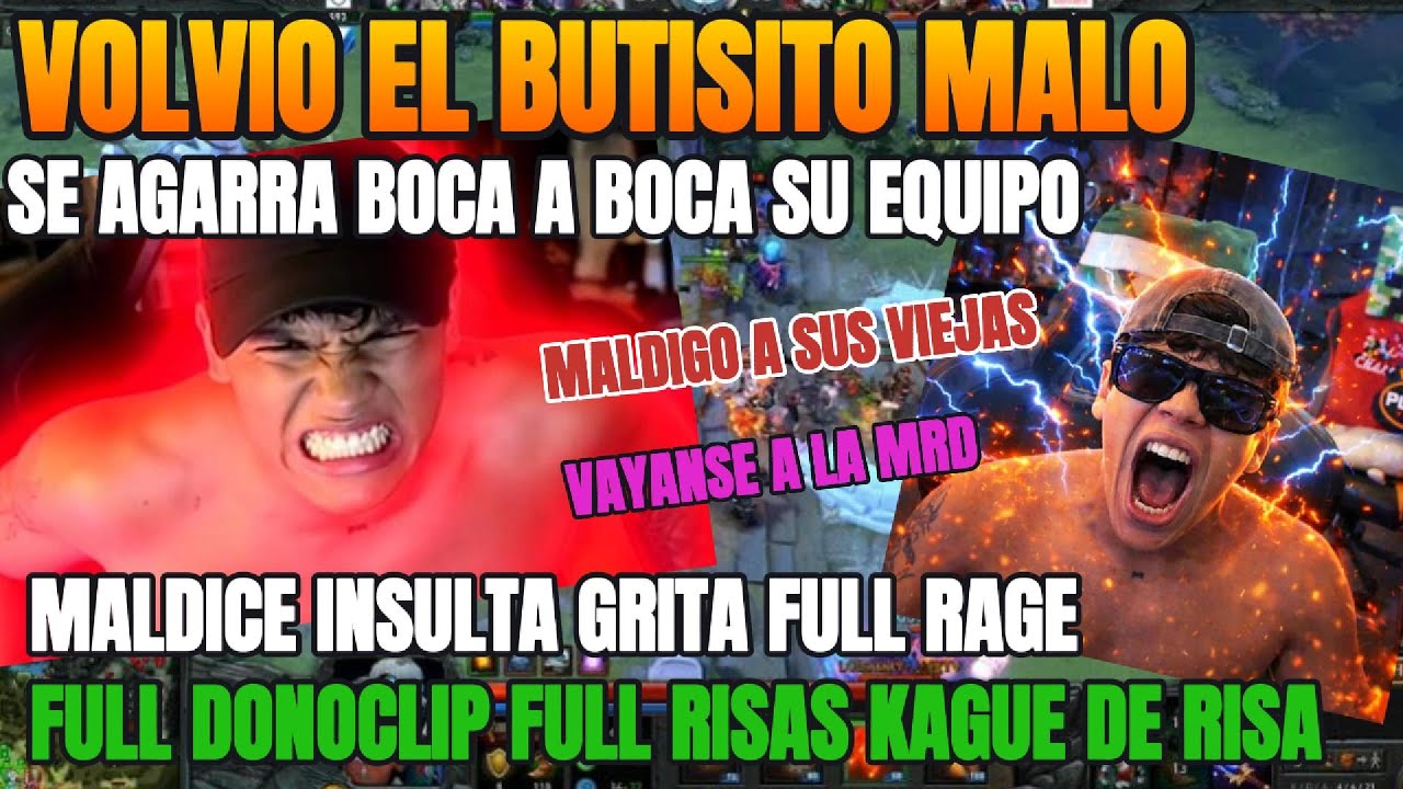 ¡VOLVIÓ EL BUTISITO MALO! 🤬 BOCA A BOCA CON UN CONERO EN SU EQUIPO FULL RISAS FULL CHOW DOTA