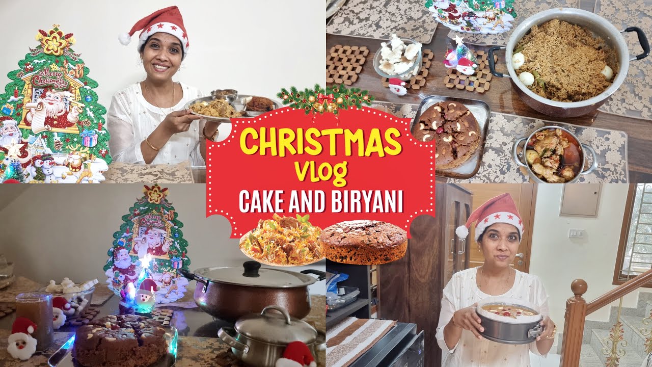 Christmas Vlog Mutton Biryani & Plum Cake / Homemade Cookies / Lakshya Vlogs / Lakshya Junction