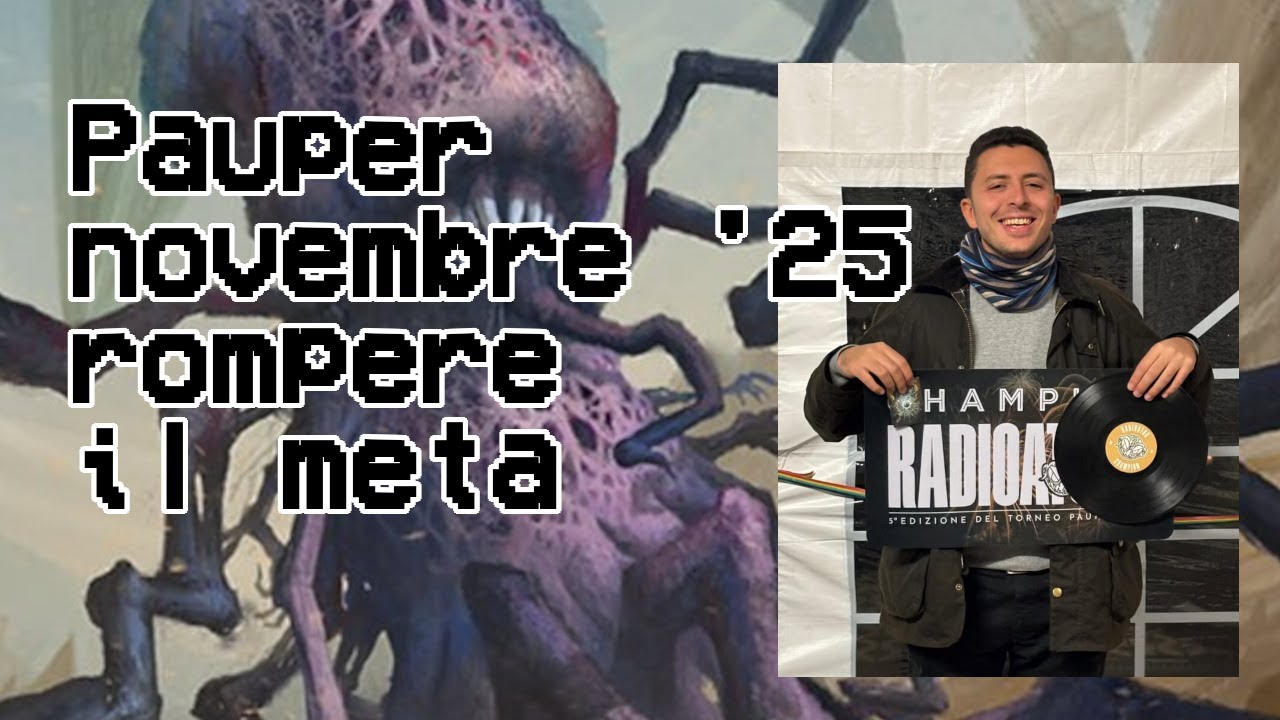 Tierlist archetipi Paupergeddon novembre 2025 con Isaac Rancic di Wizard's Cottage