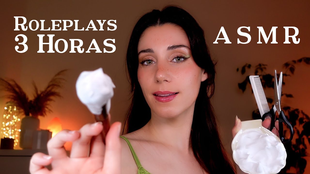 ASMR ROLEPLAYS HASTA QUE TE DUERMAS 💤 Atención Personal ❤️ MÉDICO Nervios Craneales 👩🏻‍⚕️ Barbería
