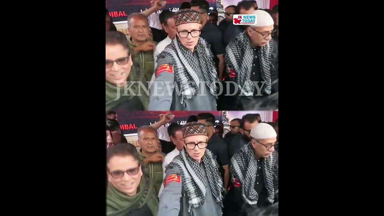Chief Minister Omar Abdullah participated in the Moharram procession in Srinagar | JK News Today