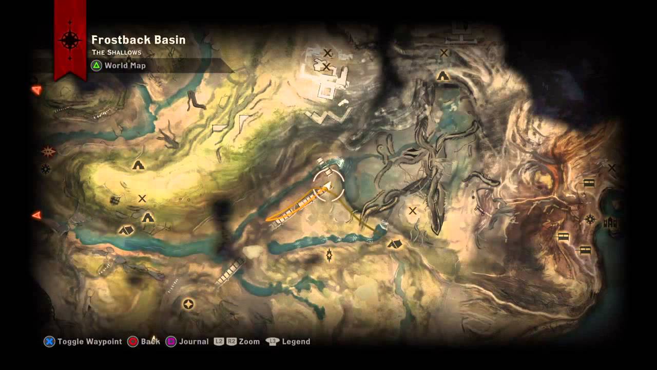Dragon Age - Jaws of Hakkon DLC Frostback Basin Shard Locations
