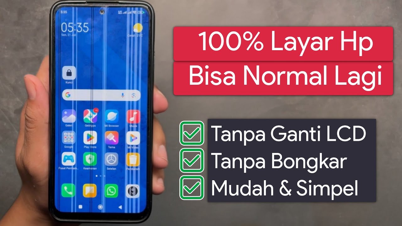 Cara Mengatasi Layar LCD Hp Bergaris