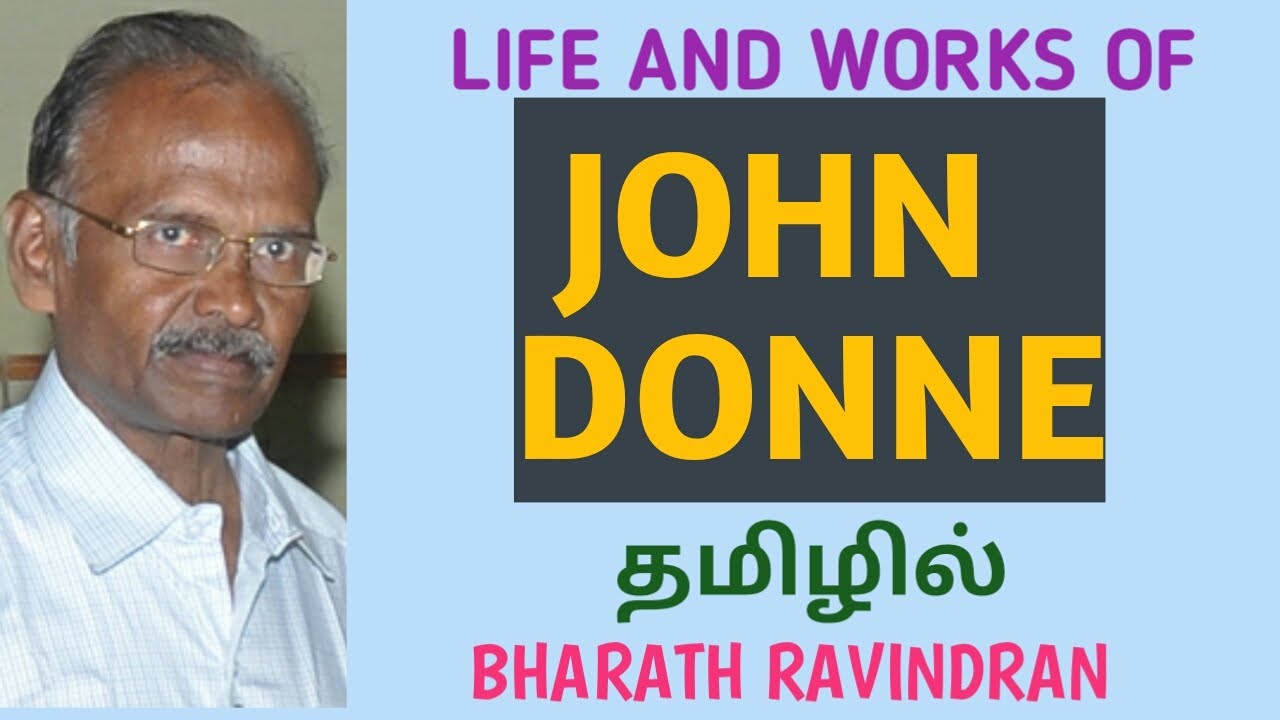 Life and Works of John Donne / in TAmil / Bharath Ravindran / Bharath Academy