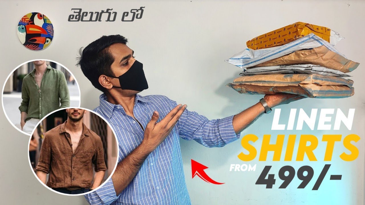 I Ordered The Best Linen Shirts For Summer || Best Linen Shirts For Men || In Telugu
