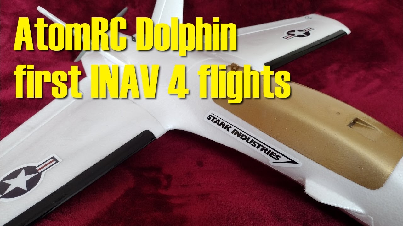AtomRC Dolphin - INAV4 Maiden