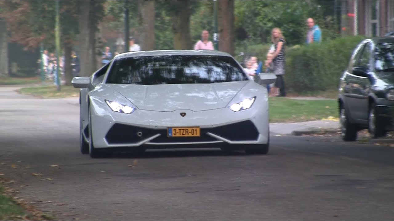 Exotic Cars Accelerating! Huracan 360 CS F-Type R Coupé R8 GT Spyder XJ220 918 Spyder