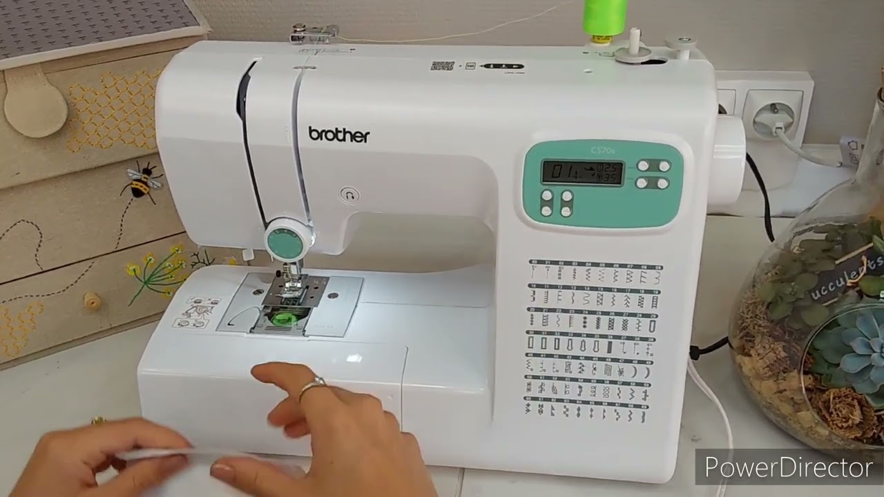 Tuto enfilage machine à coudre Cs70s Brother