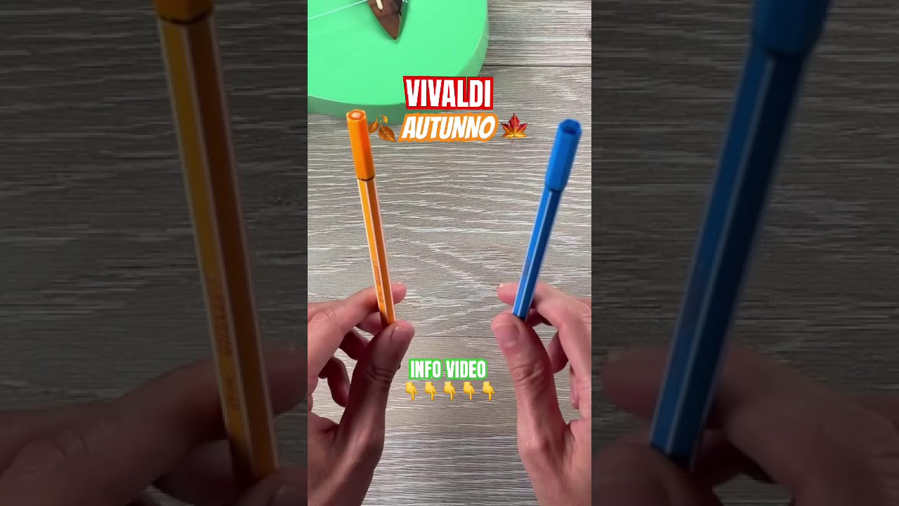 Impara il RITMO dell&rsquo;Autunno di VIVALDI con 2 PENNARELLI!