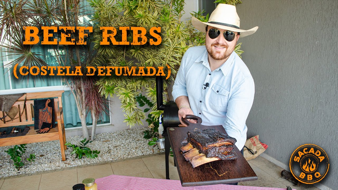 Beef Ribs (Costela de Boi Defumada) - Sacada BBQ #059