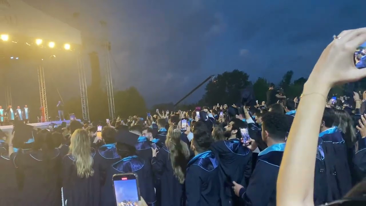 Bahcesehir university graduation ceremony