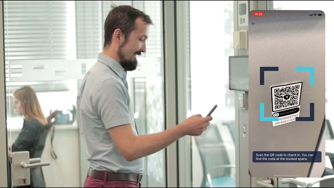Meeting Room & Workspace QR Check-in by Spaceti