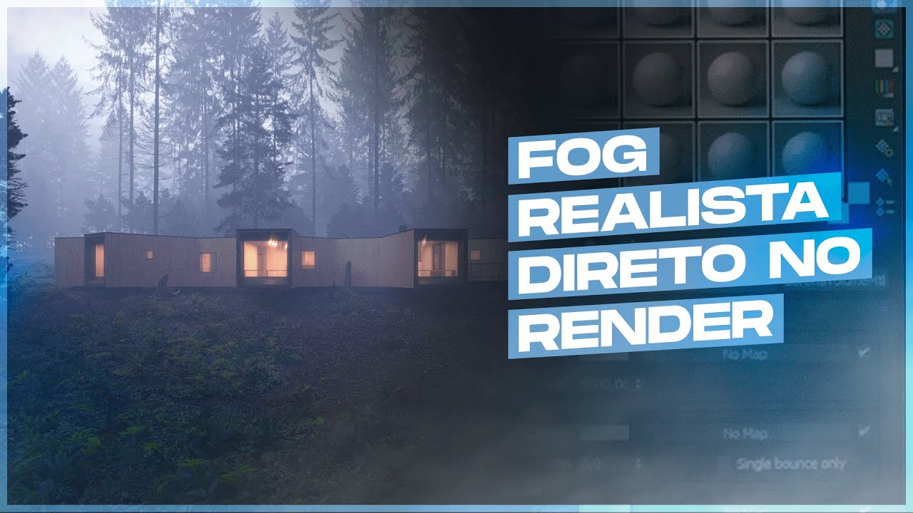 PASSO A PASSO PARA CRIAR FOG DIRETO NO RENDER | CHAOS CORONA | ARCHVIZ