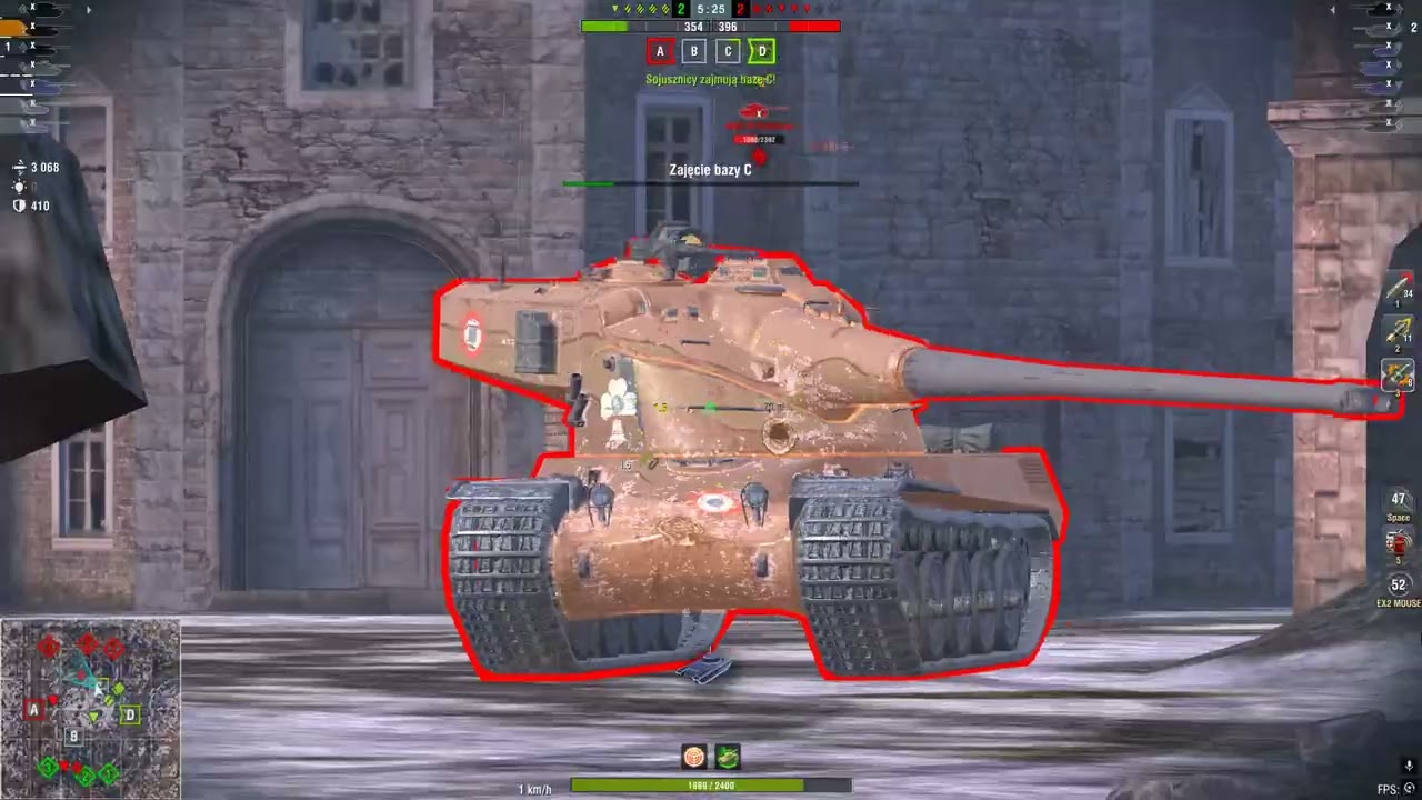 WOT Blitz Mastery 6050 dmg 4 kills (Rinoceronte)