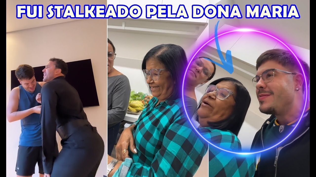 Alvaro Xaro brincando com o Lucas Guimarães e sendo stalkeado pela Maria | Stories do Alvaro