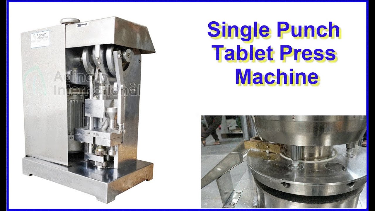Single Punch Tablet Press Machine